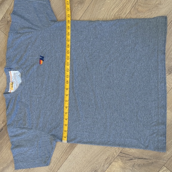 AVIATOR‎ NATION Grey Weave Embroidered Cotton Blend Mens T Shirt Size Large - Picture 7 of 10